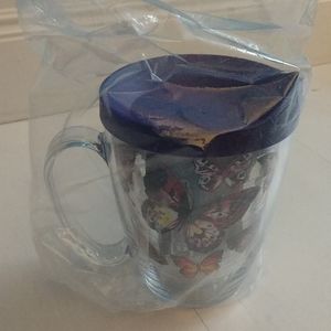 Tervis 16oz butterfly cup/mug - BRAND NEW